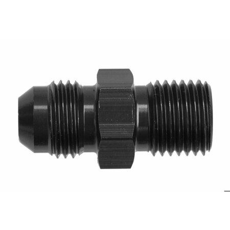 REDHORSE ADAPTER FITTING 6 AN To 10 Millimeter X 10 Anodized Black Aluminum Single 8161-06-10-2